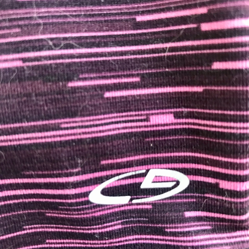 Champion Pink/Black Striped Leggings